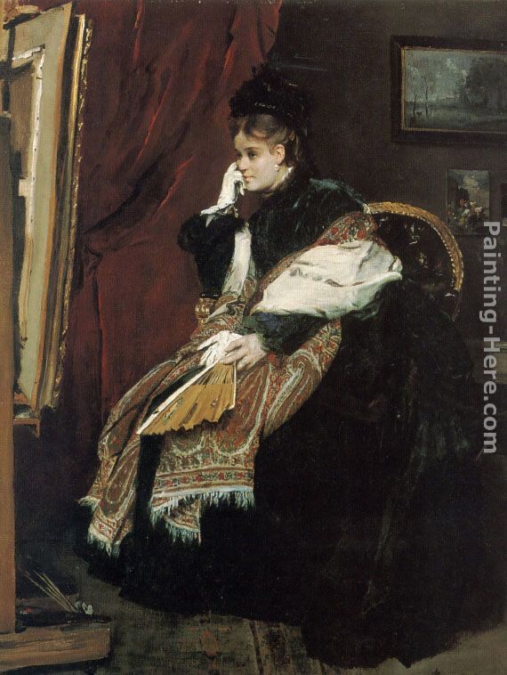 Alfred Stevens La Doloureuse Certitude